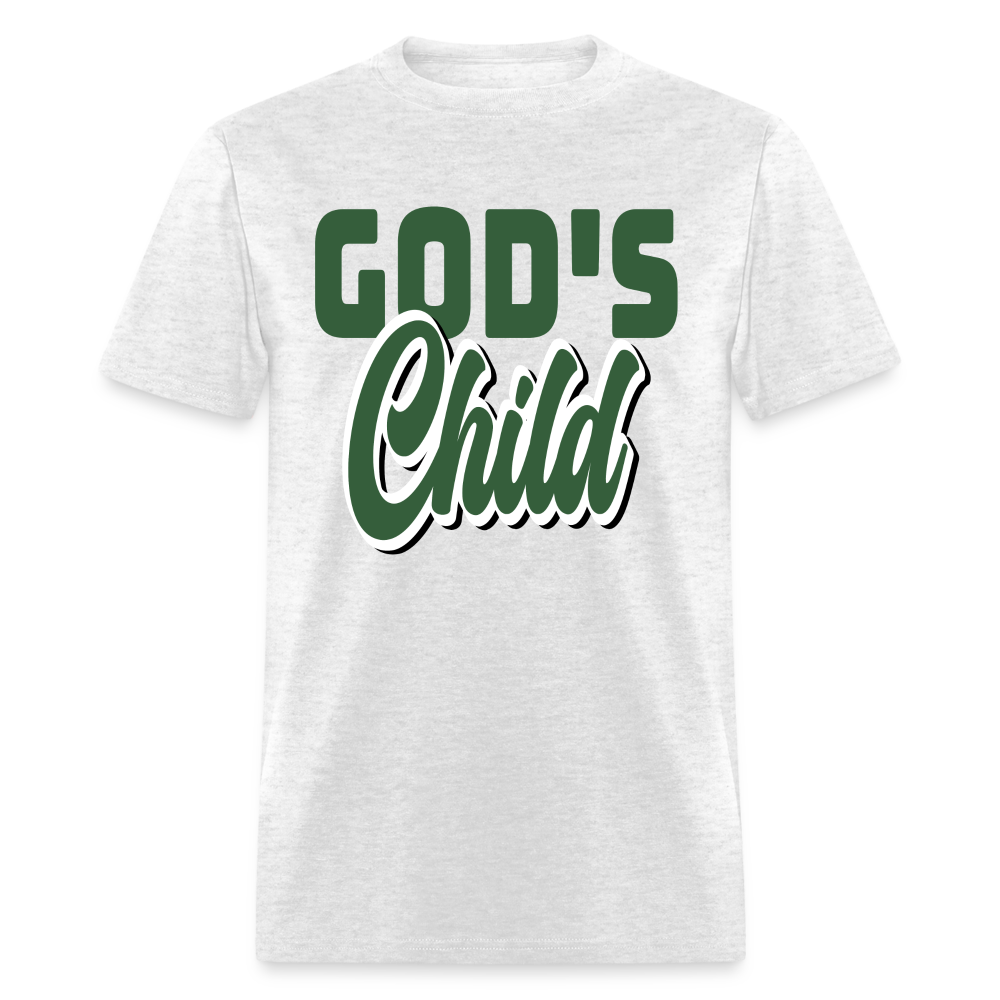 God's Child Hunter Green Unisex T-Shirt - light heather gray