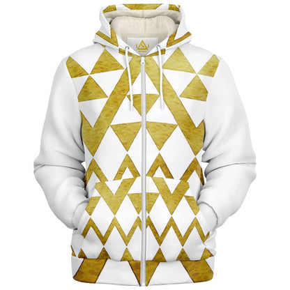 Golden Lines Microfleece Zip Hoodie