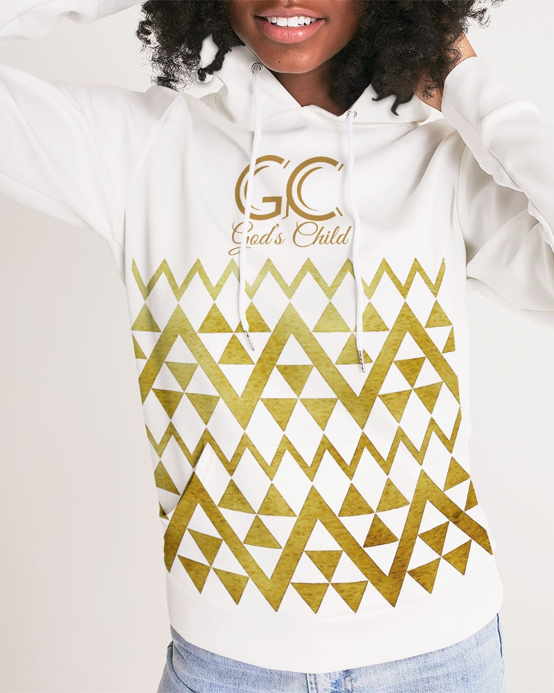 God's Child White & Gold Women's Hoodie