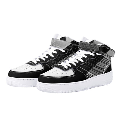 Ink Fusion Men's High Top Leather Sneakers