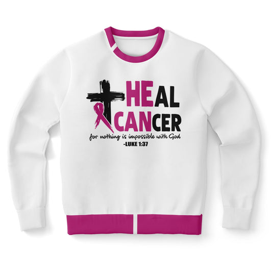 He Can Heal Cancer AOP Sweatshirt