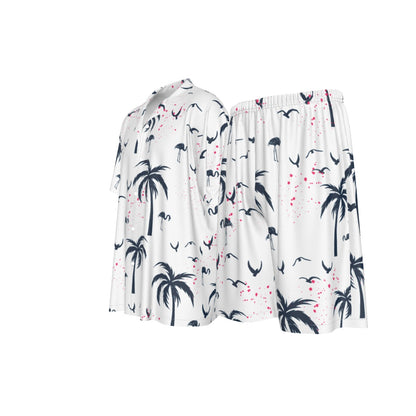 Island Breeze Men's Imitation Silk Shirt Suit