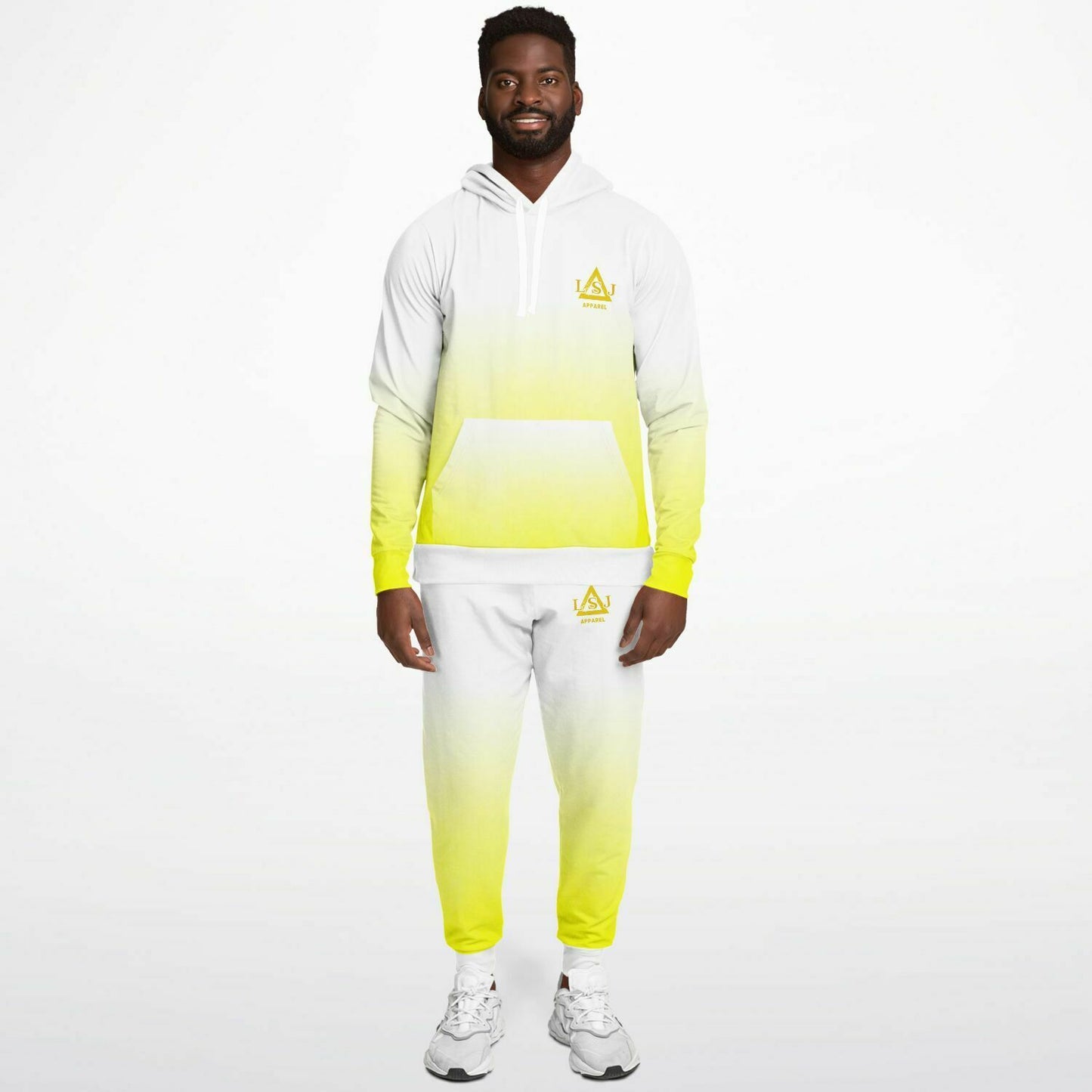 LSJ White & Yellow Sweat Suit
