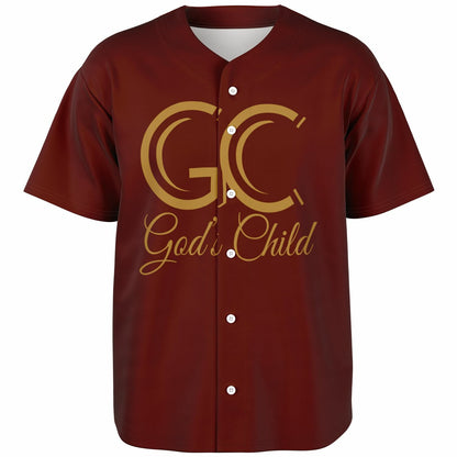 God's Child Baseball Jersey - Maroon