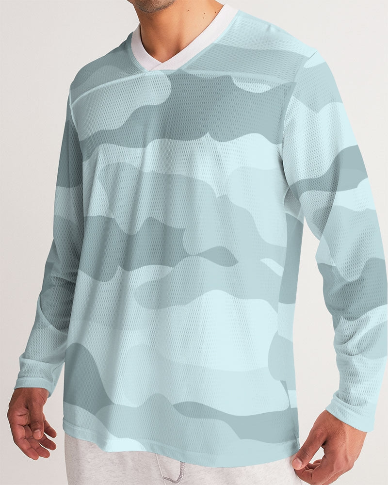 Pop Camo Men's Long Sleeve Sports Jersey