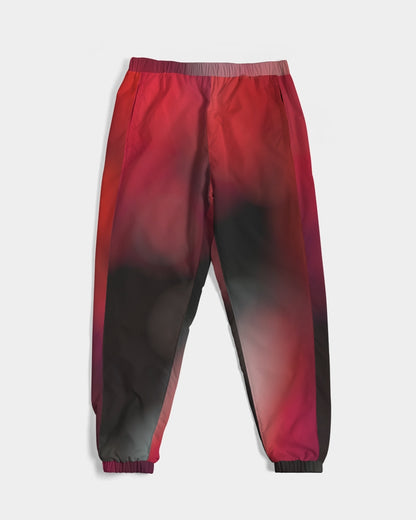 Red/Black Background Men's Track Pants