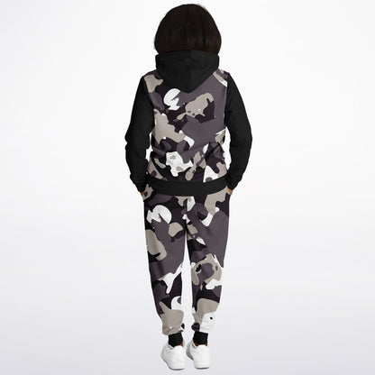 LSJ Black Camo Sweat Suit