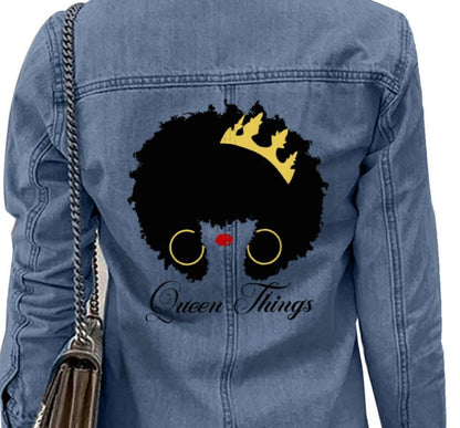 Queen Things Denim Jacket