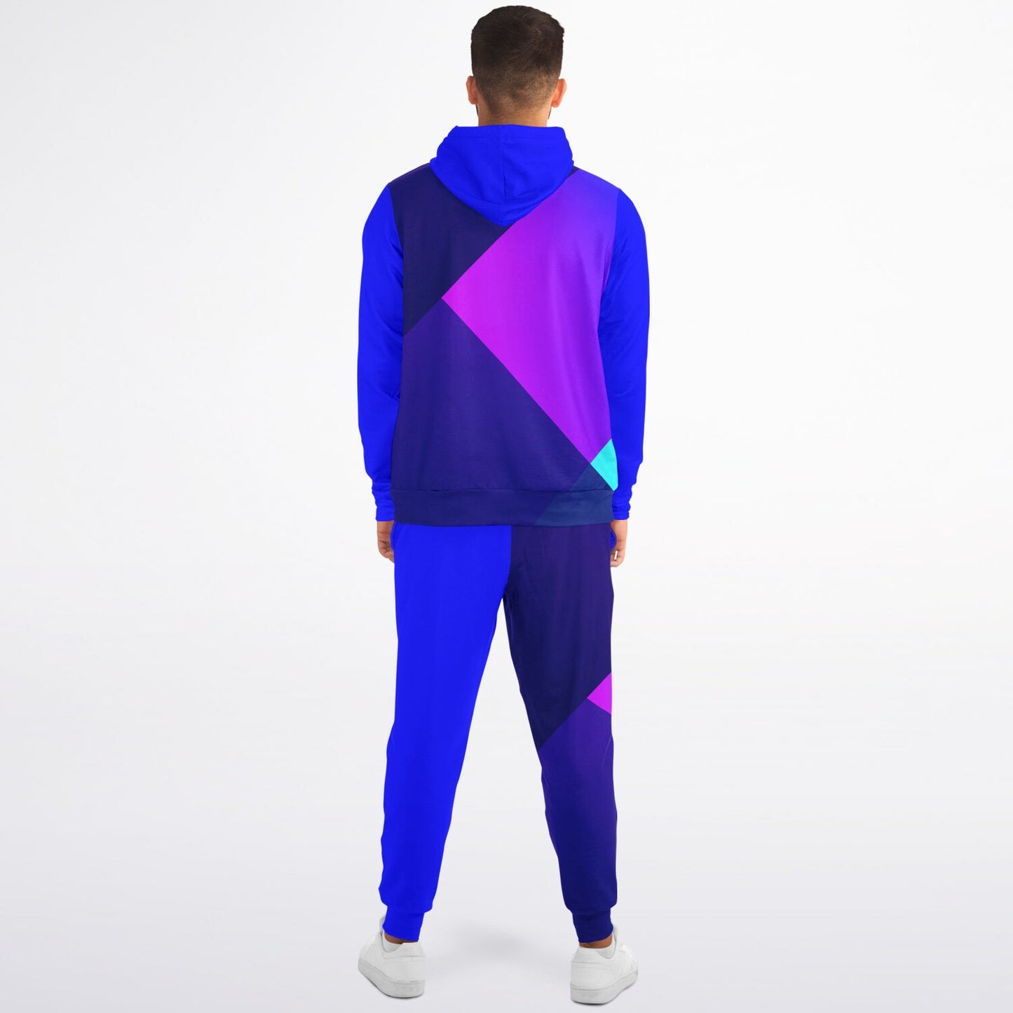 Blue & Purple All Over Print Jogger Suit