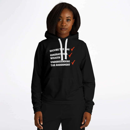 Understand The Assignment Black Hoodie