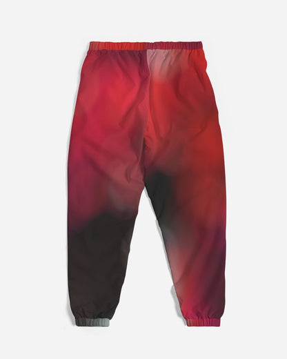 Red/Black Background Men's Track Pants