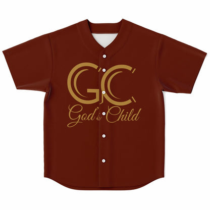 God's Child Baseball Jersey - Maroon