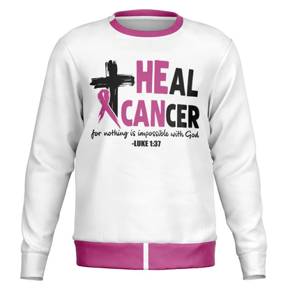 He Can Heal Cancer AOP Sweatshirt