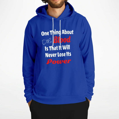 One Thing About The Blood Of Jesus Fashion Hoodie - AOP