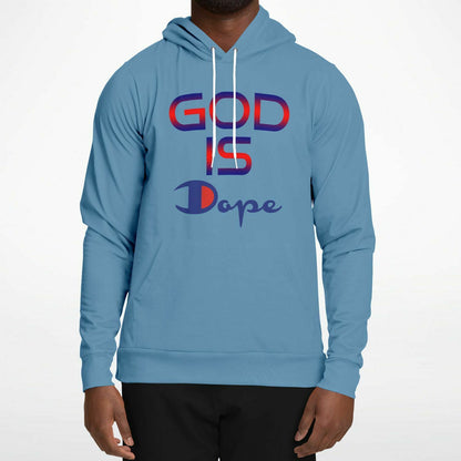God Is Dope Hoodie Artic Blue