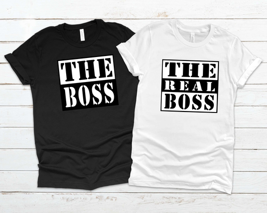 The Boss/Real Boss Couples Shirts