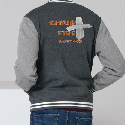 Christ First Men's Letterman Jacket