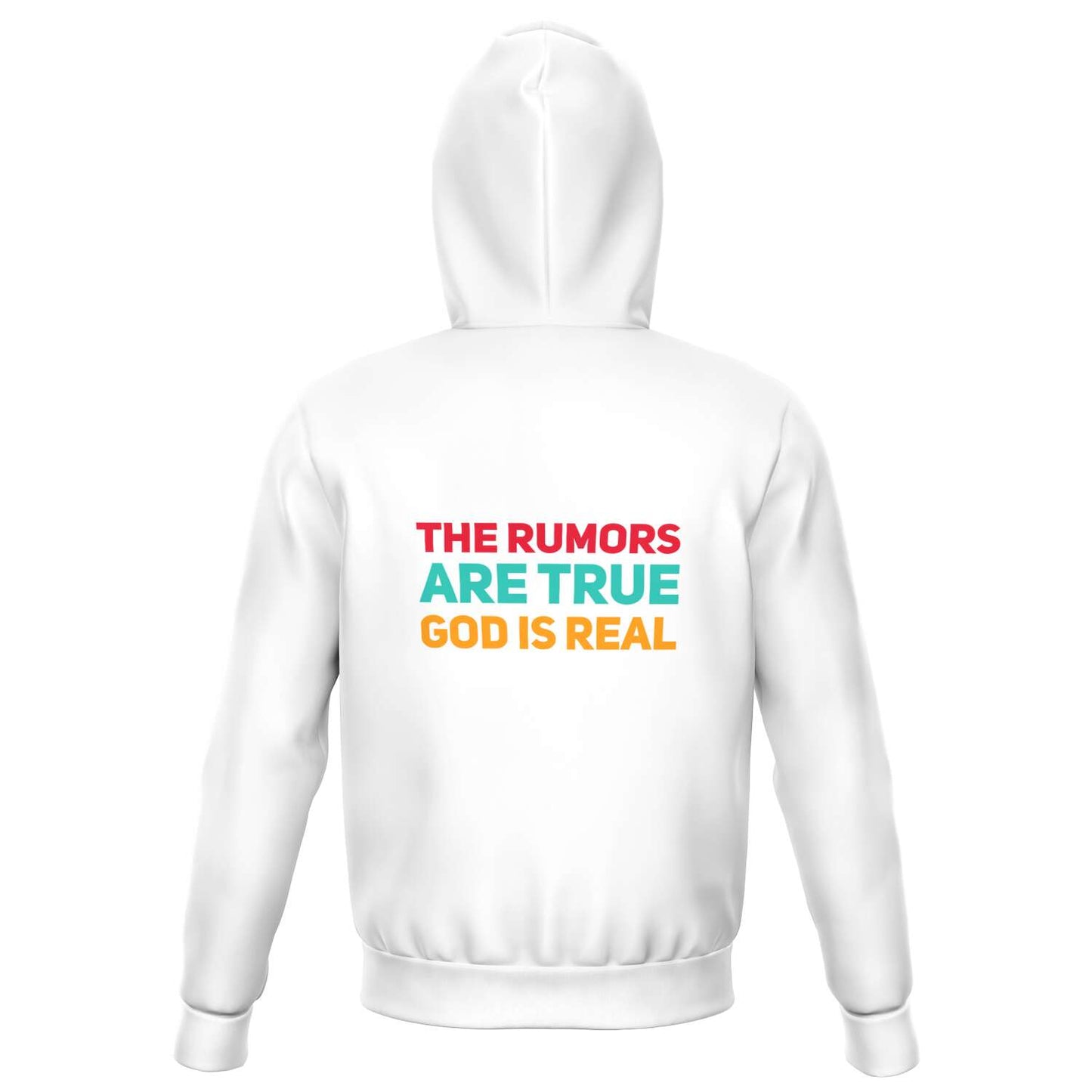 God's Child - God Is Real Zip Hoodie White