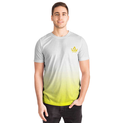 LSJ Brand Yellow & White Ombre T-Shirt