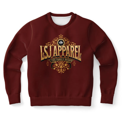 Retro LSJ Family Brand All Over Print Sweatshirt