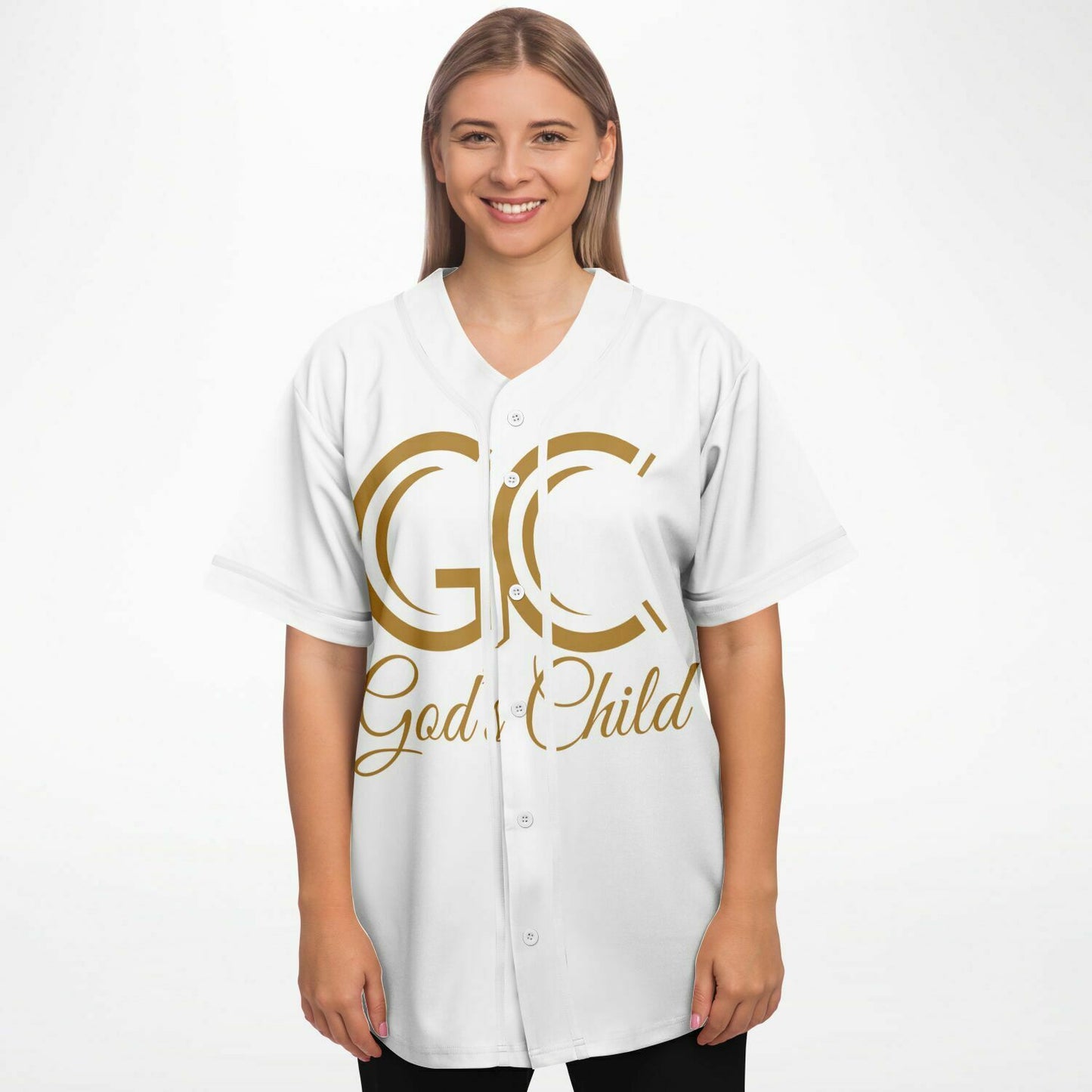 God's Child Baseball Jersey - White