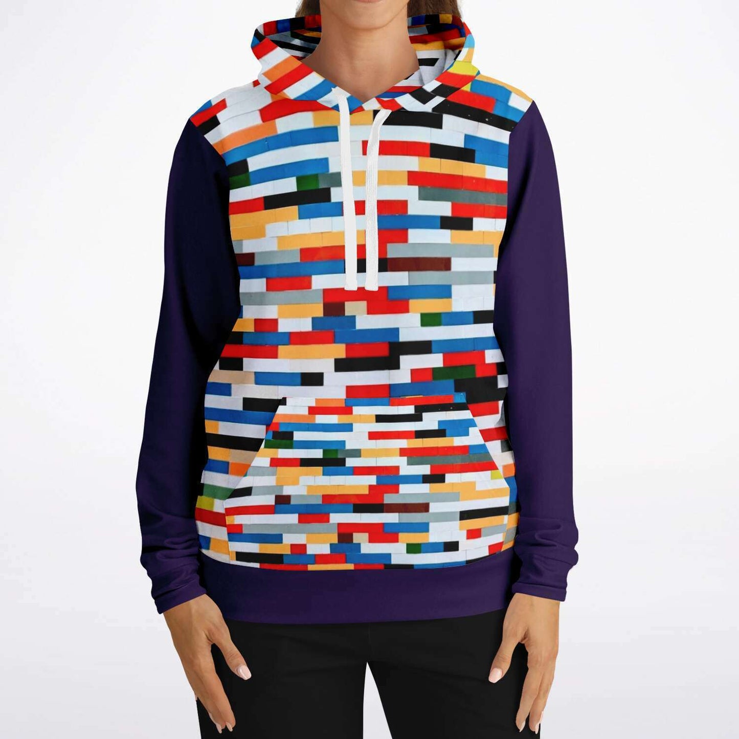 LSJ Color Block Pullover Hoodie