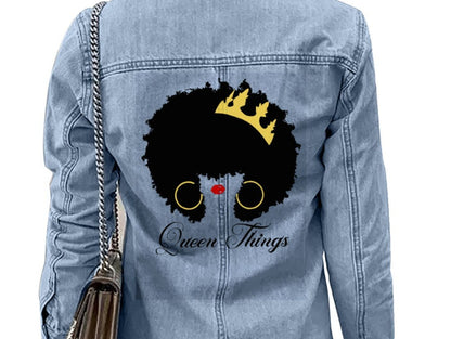 Queen Things Denim Jacket