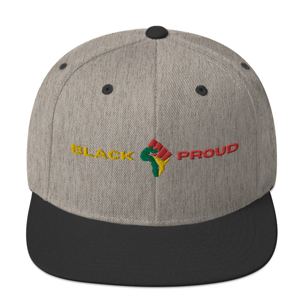 Black & Proud Snapback Hat
