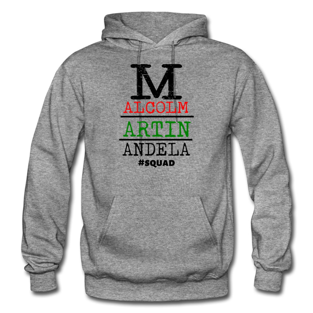 Malcolm Martin Mandela Hoodie - graphite heather