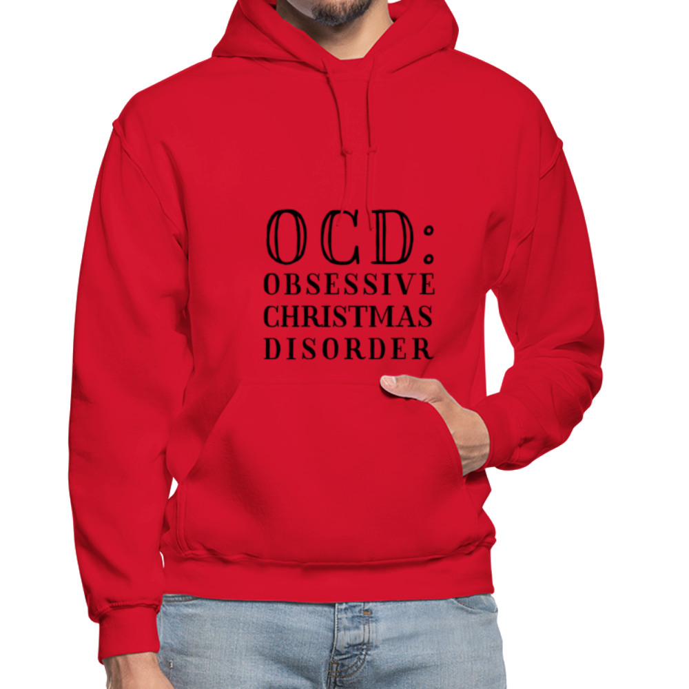 Obsessive Christmas Disorder Hoodie - red