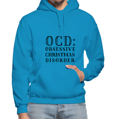 Obsessive Christmas Disorder Hoodie - turquoise