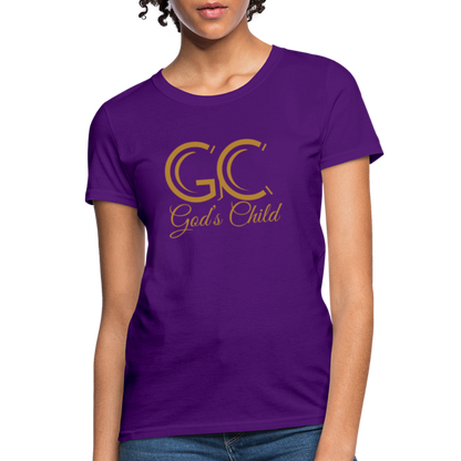 God's Child Women's T-Shirt - purple