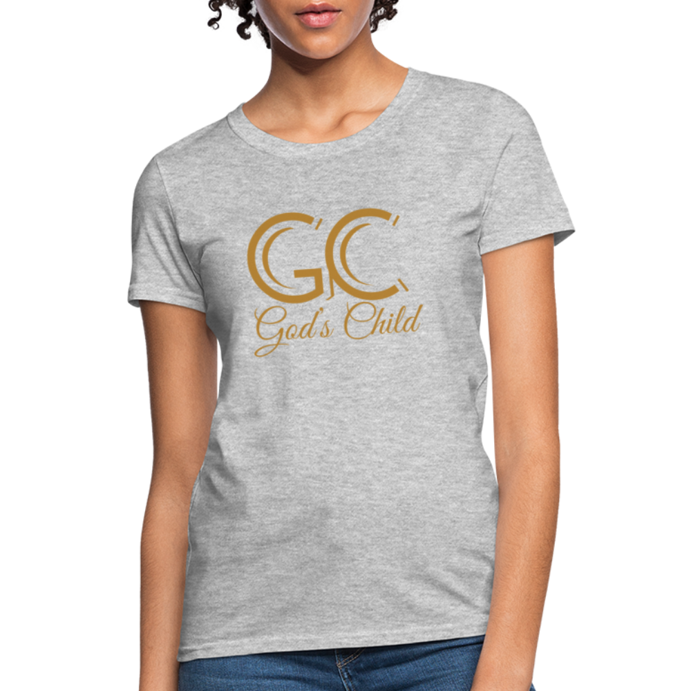 God's Child Women's T-Shirt - heather gray