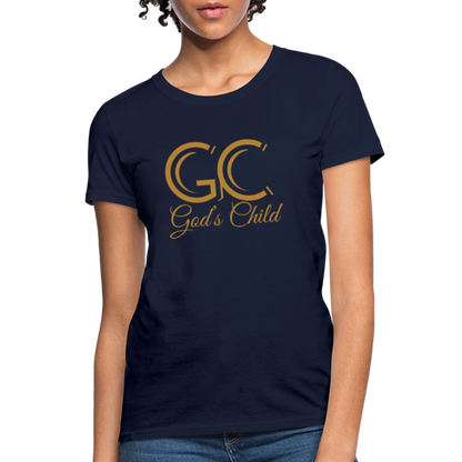 God's Child Women's T-Shirt - navy