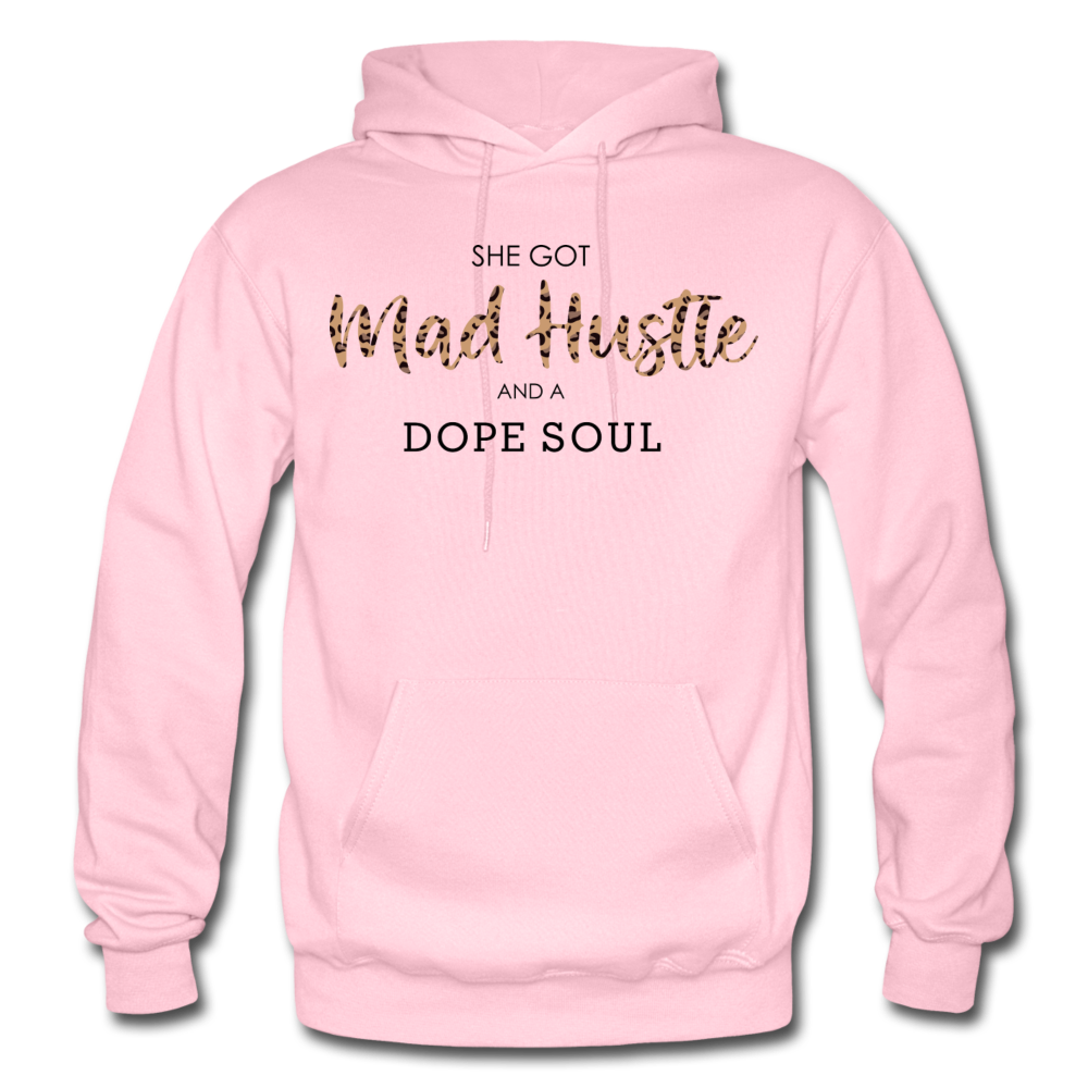 She Got Mad Hustle Hoodie - light pink