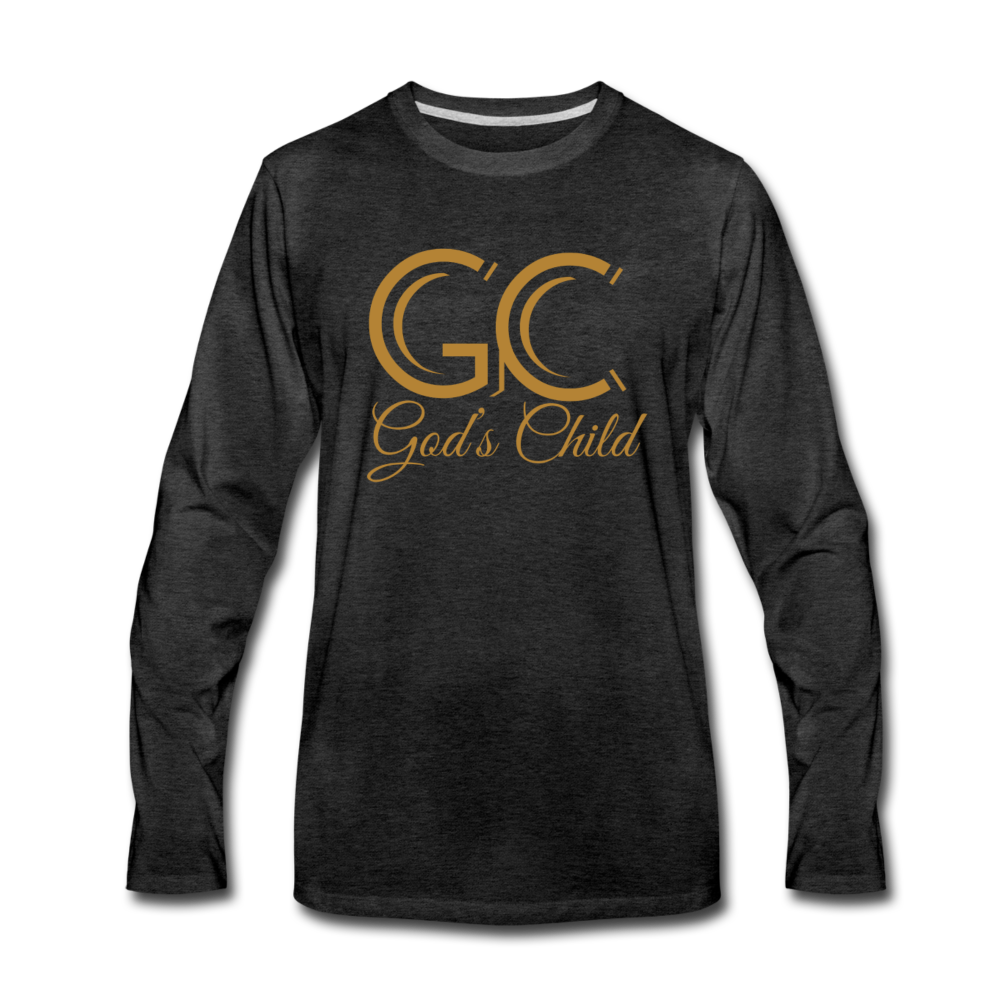 God's Child Long Sleeve T-Shirt - charcoal gray