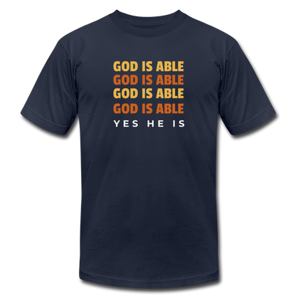God Is Able - navy