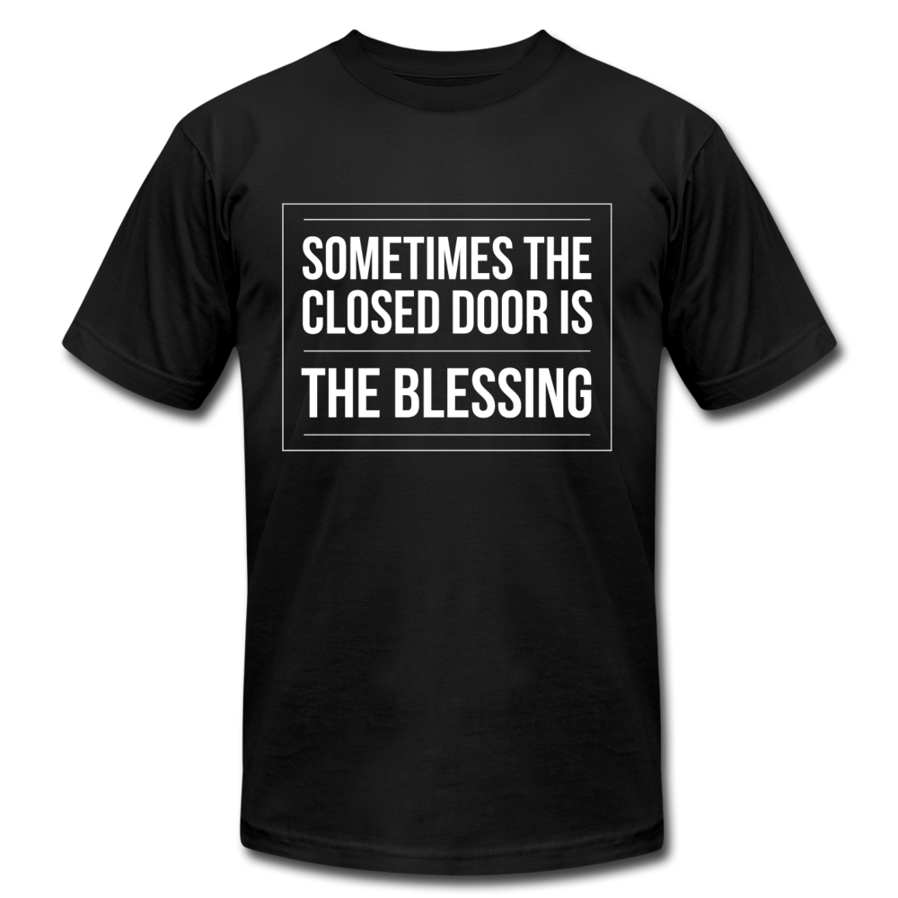 Sometimes The Closed Door Is The Blessing - black