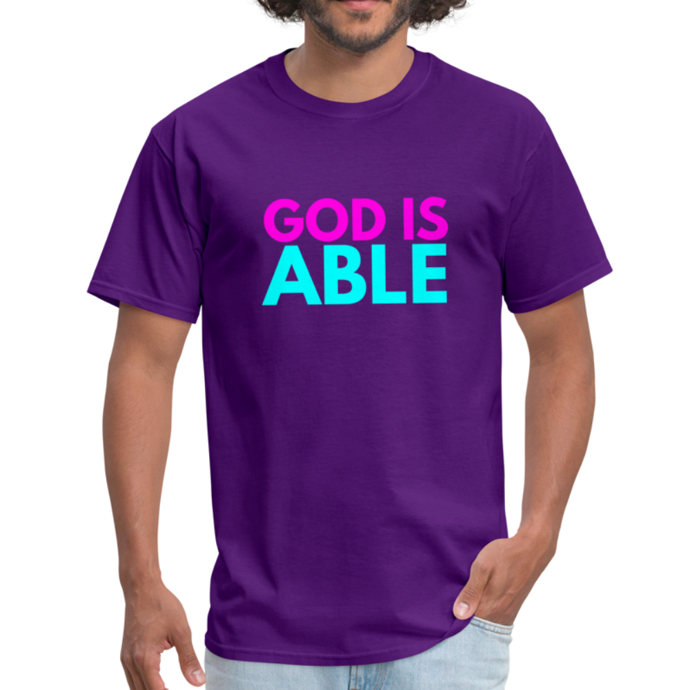 God Is Able - purple