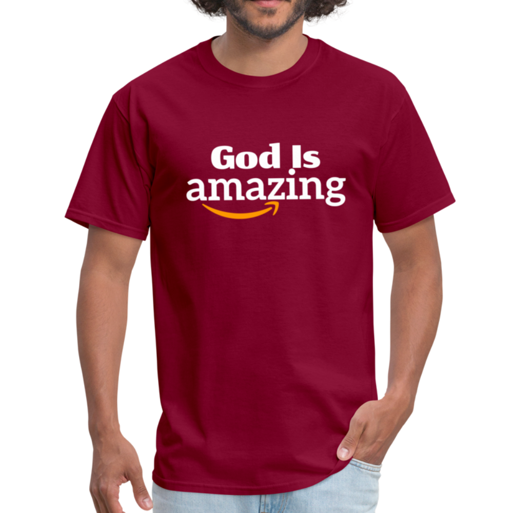 God Is Amazing - burgundy
