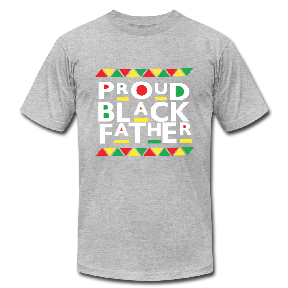 Proud Black Father - Martin Font - heather gray