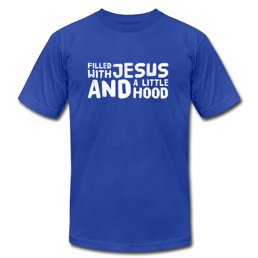 Filled With Jesus & Little Hood - royal blue