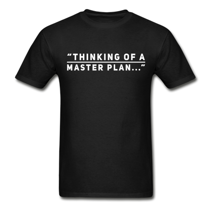 Thinking Of A Master Plan - black