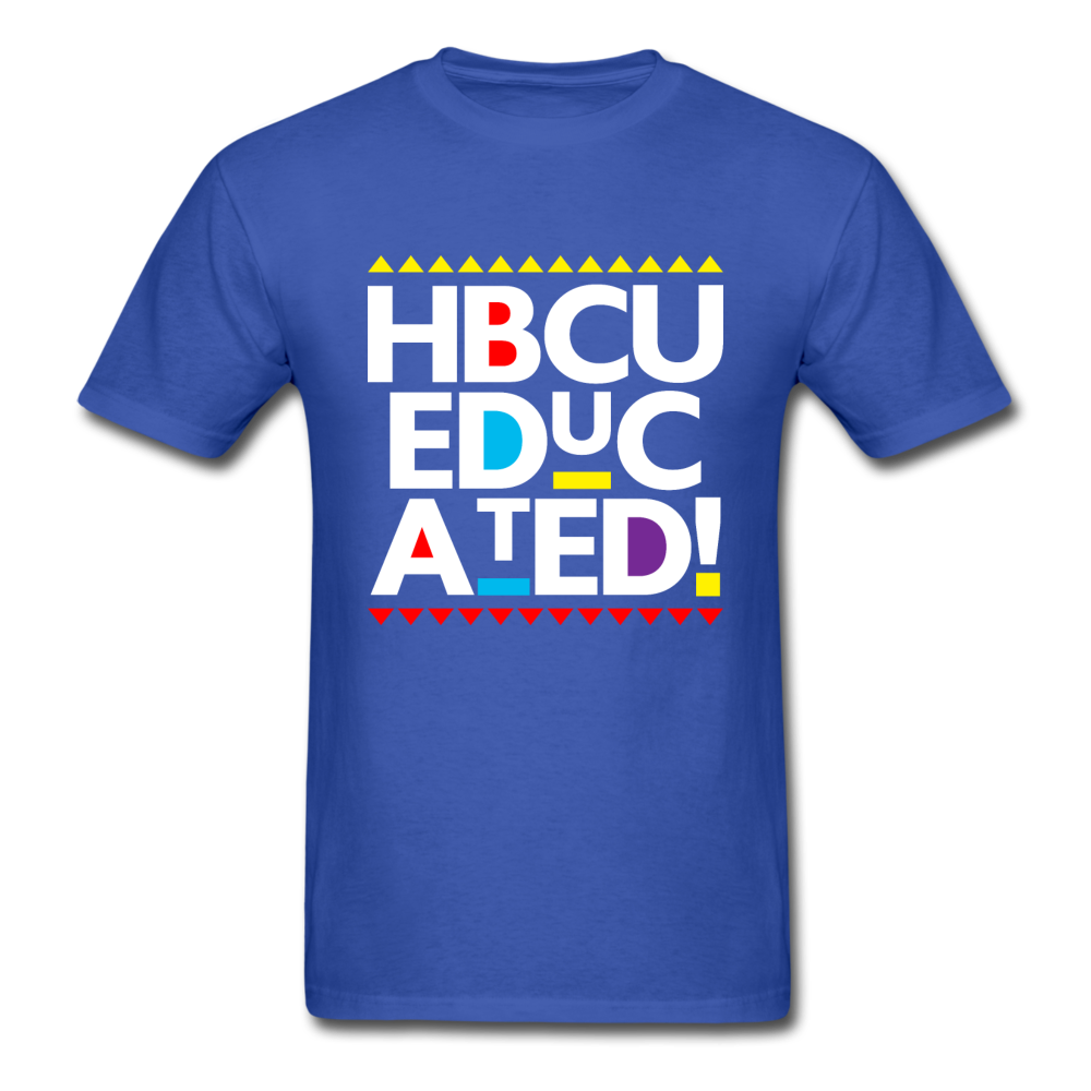 HBCU Educated - royal blue