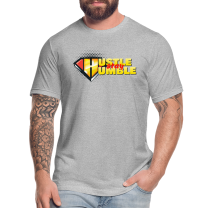 Hustle Stay Humble - heather gray