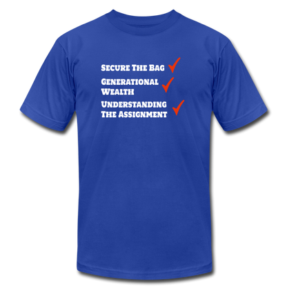 Understand The Assignment - royal blue