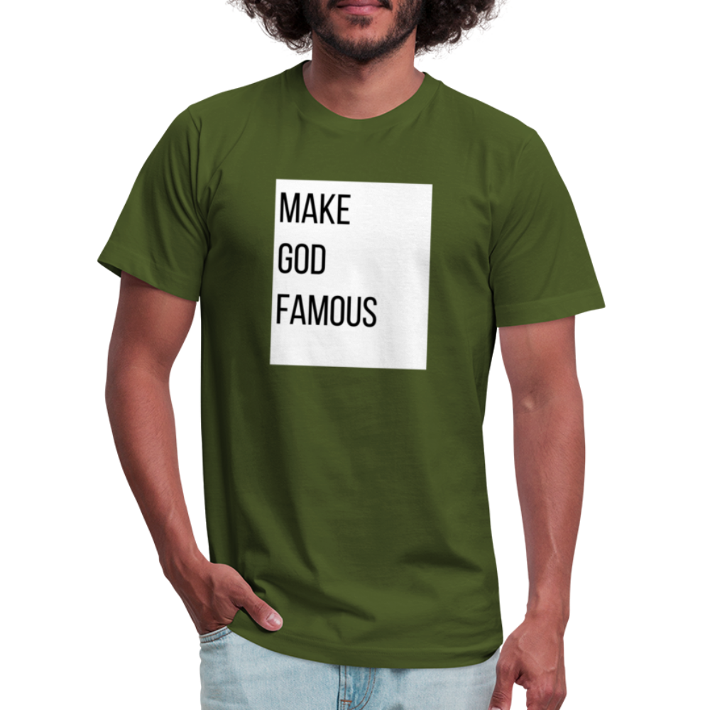 Make God Famous - olive