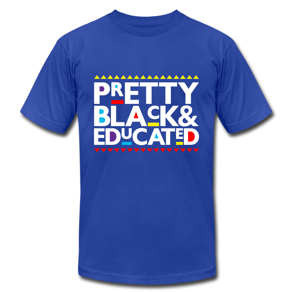 Pretty Black & Educated - royal blue