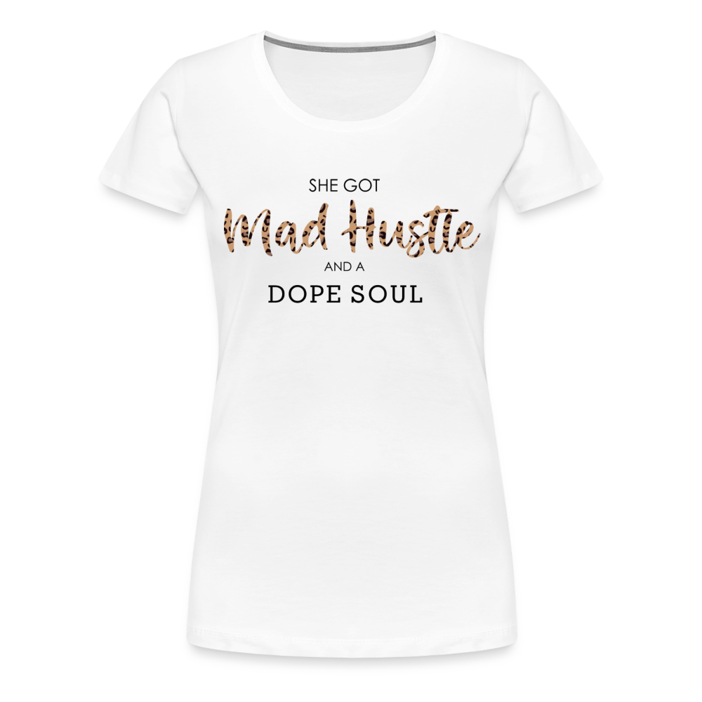 She Got Mad Hustle T-Shirt - white