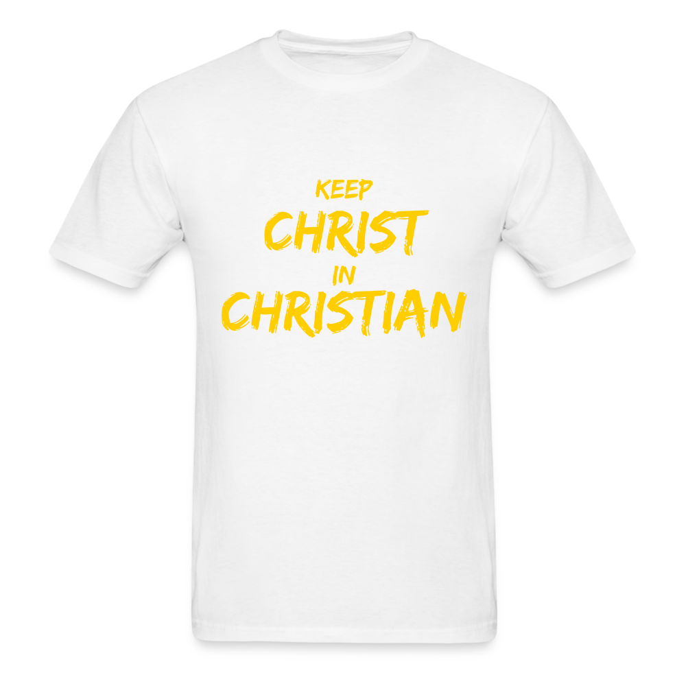 Keep Christ In ChristianT-Shirt - white